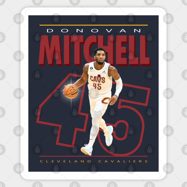 Donovan Mitchell Sticker by BVHstudio